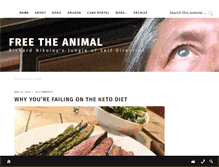 Tablet Screenshot of freetheanimal.com